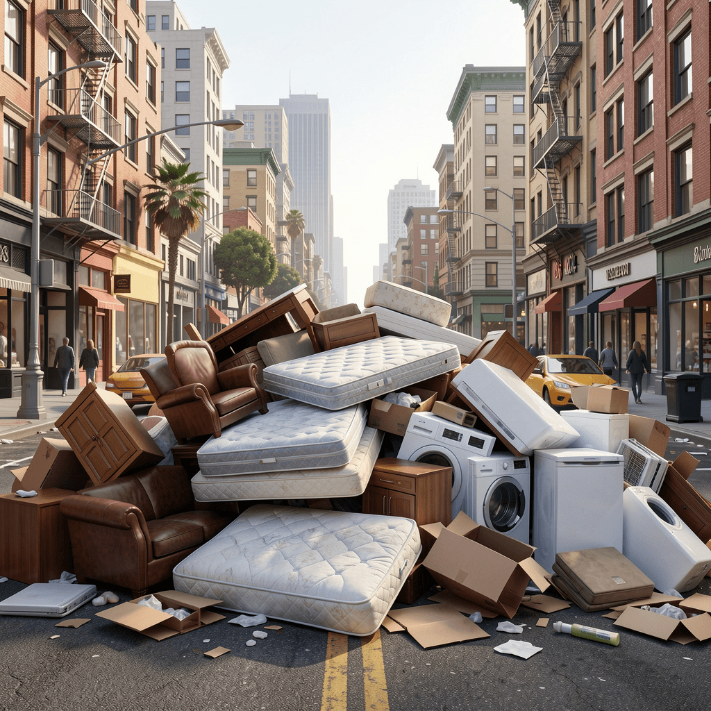 Residential Junk Removal Before