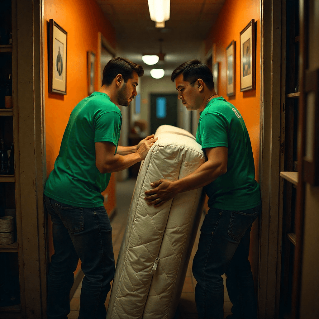 Move & Haul team providing mattress disposal service in San Francisco