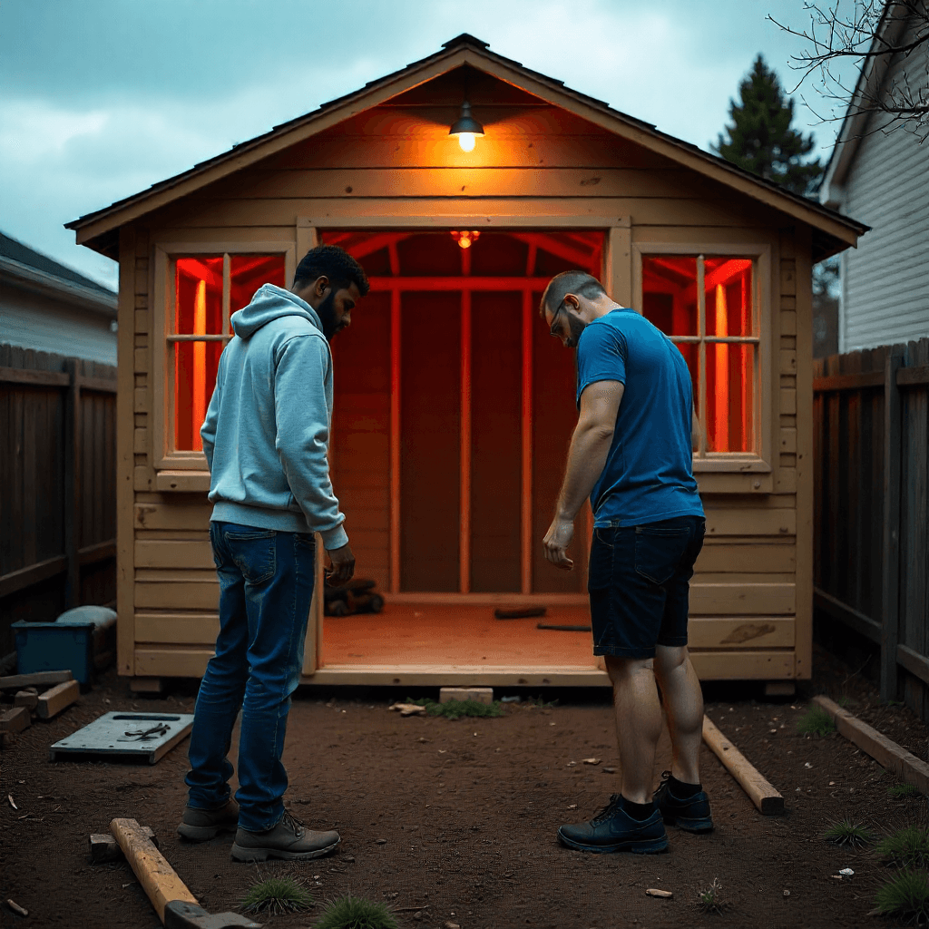 Professional Shed Removal Crew