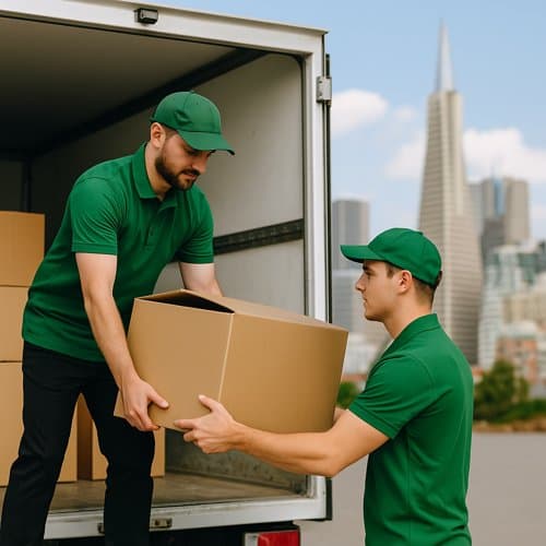 two men and a truck moving service​