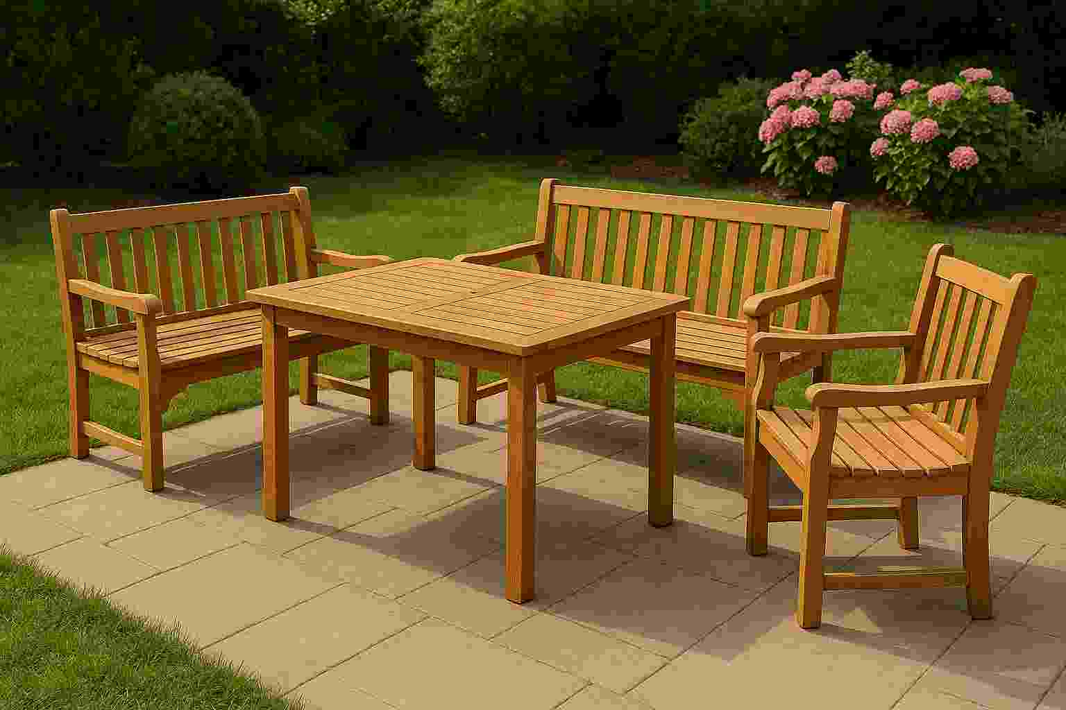 fully assembled garden furniture